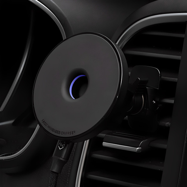 신지모루 맥세이프 자력 탈부착 차량 거치 M 도넛 무선충전기/자동차용품