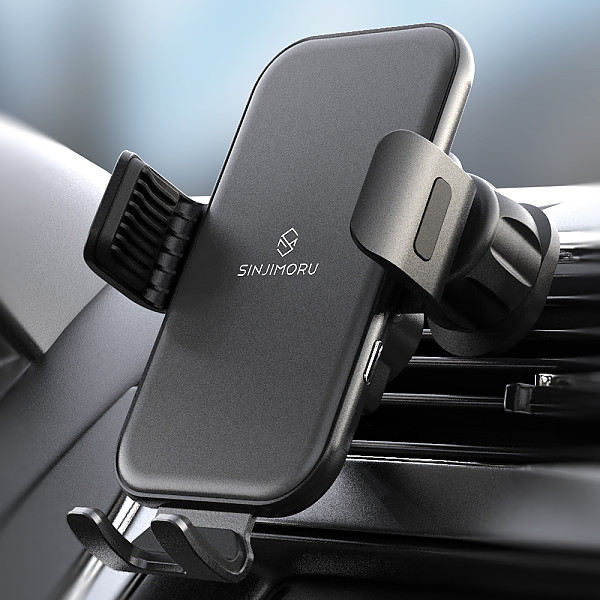신지모루 오그랩엑스 차량용 고속 무선충전 핸드폰 거치대 15W 송풍구형/자동차용품