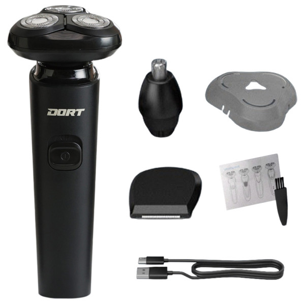 도르트 남성용 차량 충전식 쉐이버용 3헤드 전기면도기 DMS7/자동차용품