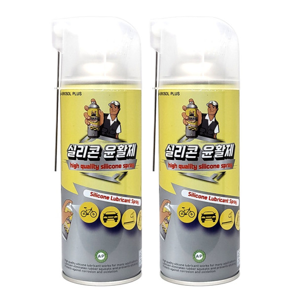탁월한선택 실리콘스프레이 자동차 실리콘오일 고무윤활제 실리콘윤활제/자동차용품